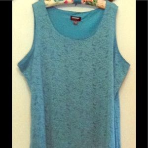 Avenue  Fancy Stretch Floral Lace Tank Top   🌹